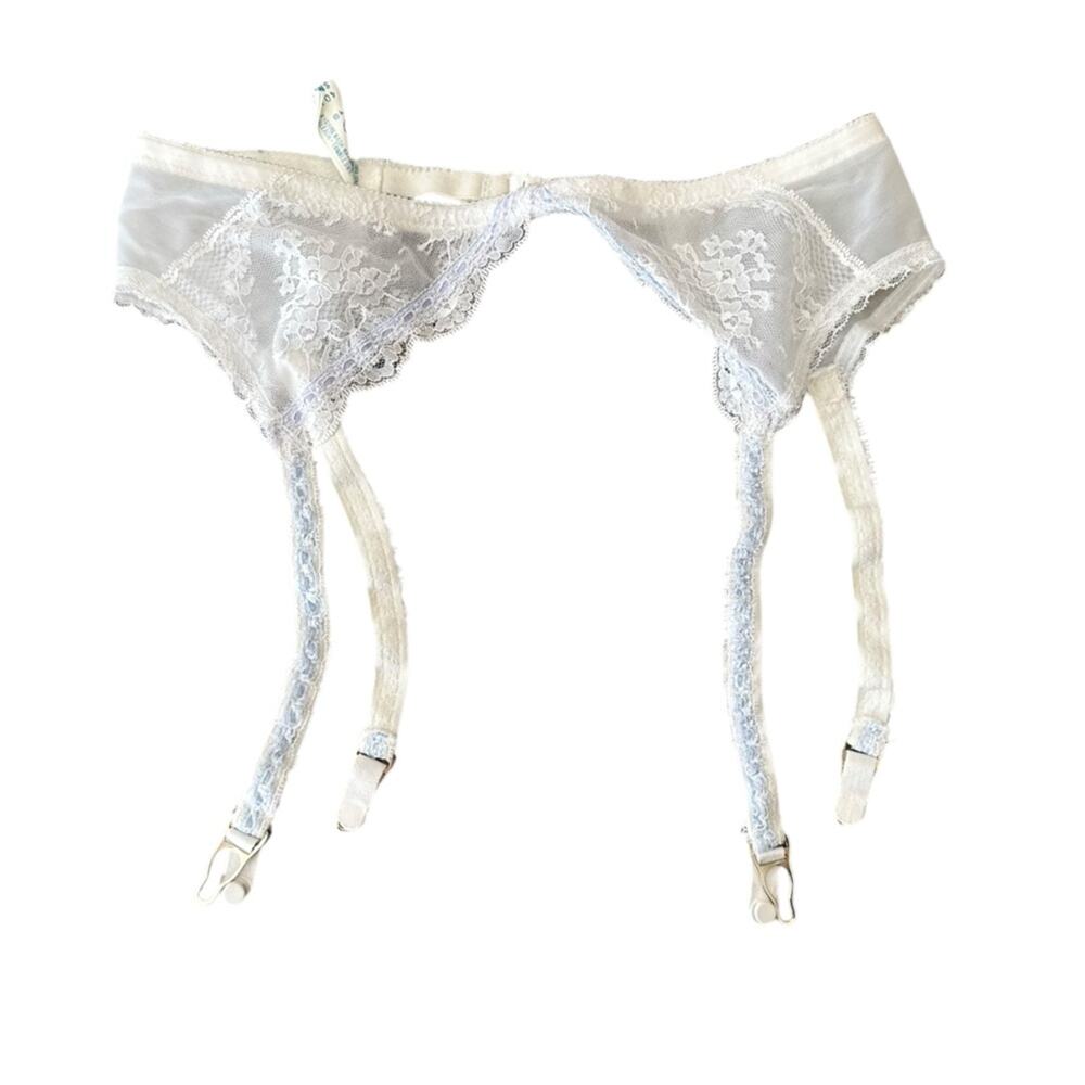 Vintage Kayser Mesh Lace Wedding Garter Belt